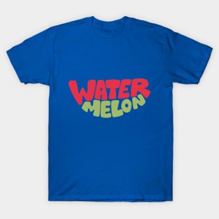 Watermelon Typography, Hand Drawn © GraphicLoveShop T-Shirt